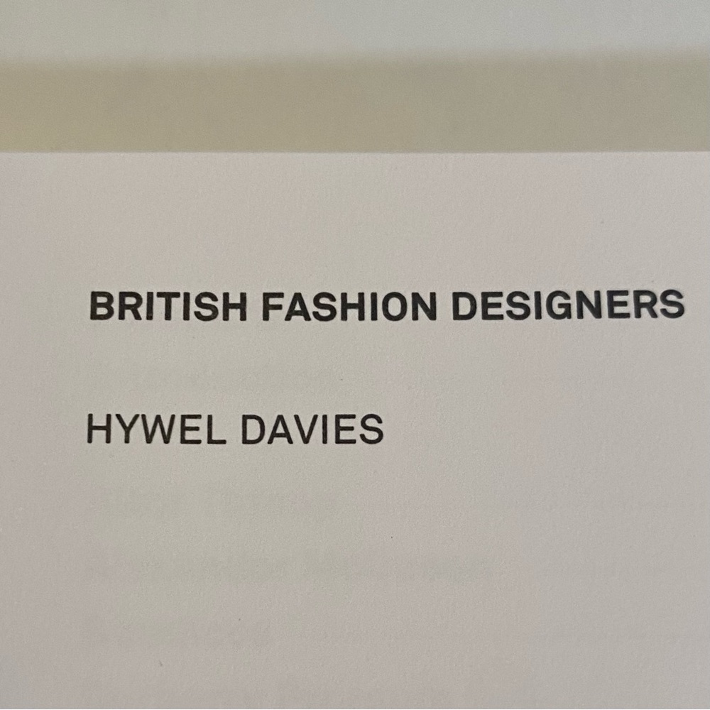 British Fashion Designers by Hywel Davies Hardcover fair condition - Picture 4 of 7